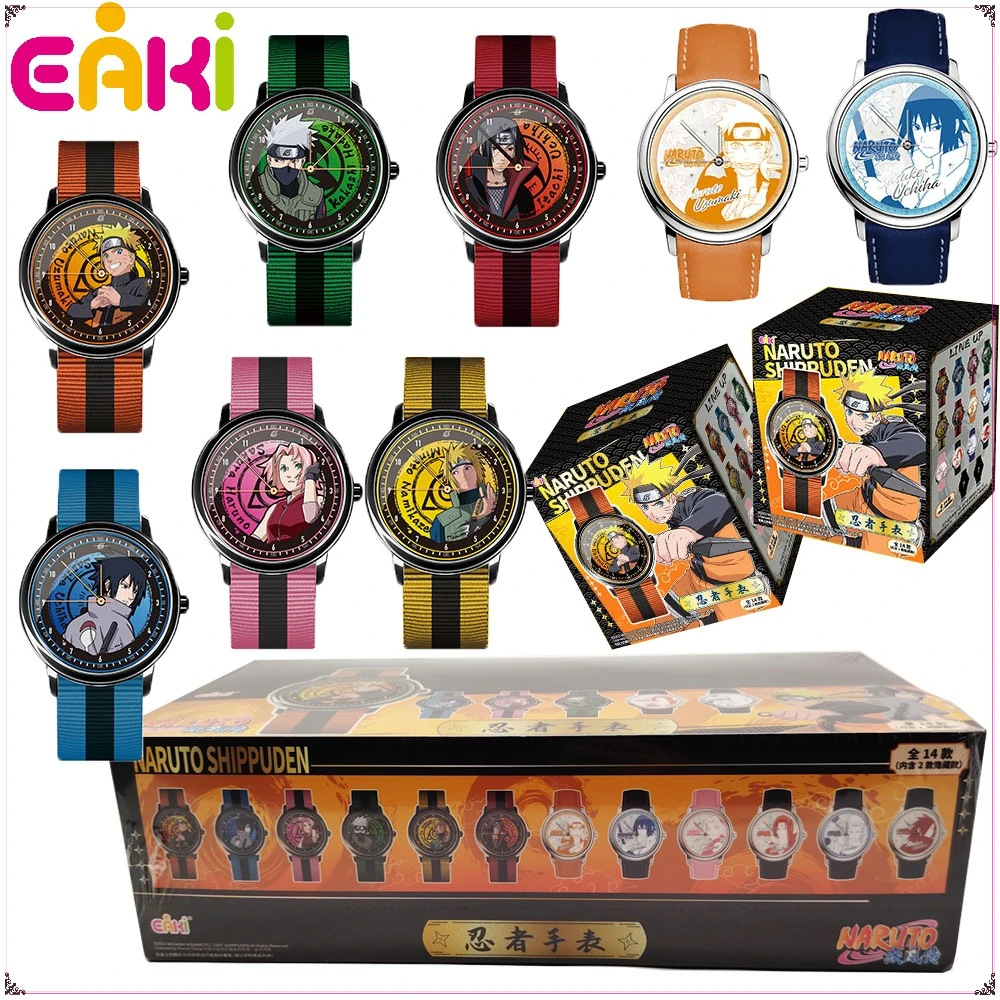 

Original EAKI Naruto Classic Anime Characters Watch Surprise Blind Box Cartoon Exquisite Decoration Model Accessories Kids Gifts