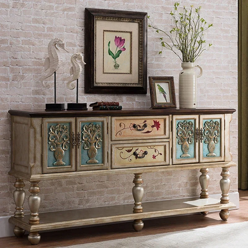 

American Style Luxury Originality Sideboards Art Villa Kitchen Designer Sideboards Living Room Home Furniture Aparador HBSB