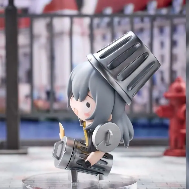 Honkai: Star Rail Trailblazer Trash Can Knight Chibi Figure Cute Funny Meme Hoyoverse Game Collectible Desk Decor Gift For Fans