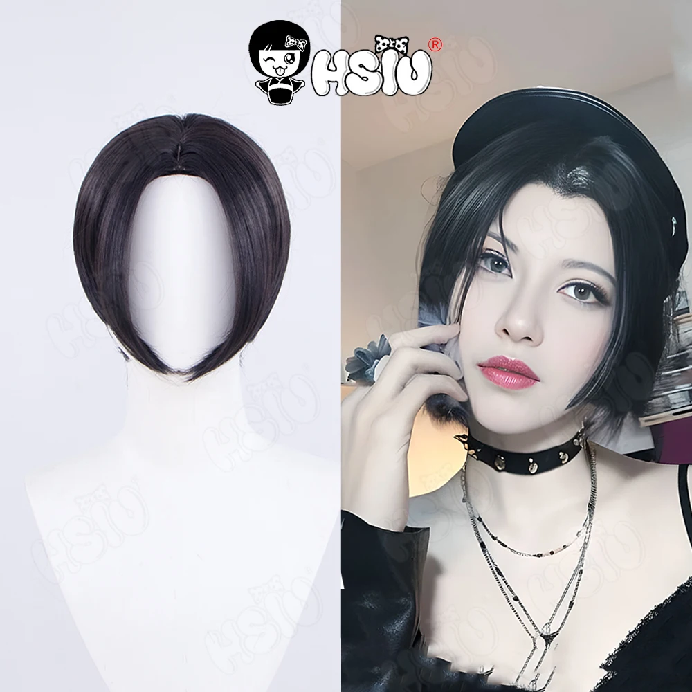 Oosaki Nana Cosplay Wig Anime NANA cosplay Wig HSIU 25cm Black short hair Heat Resistant Synthetic Wig+ Wig Cap NANA Wig