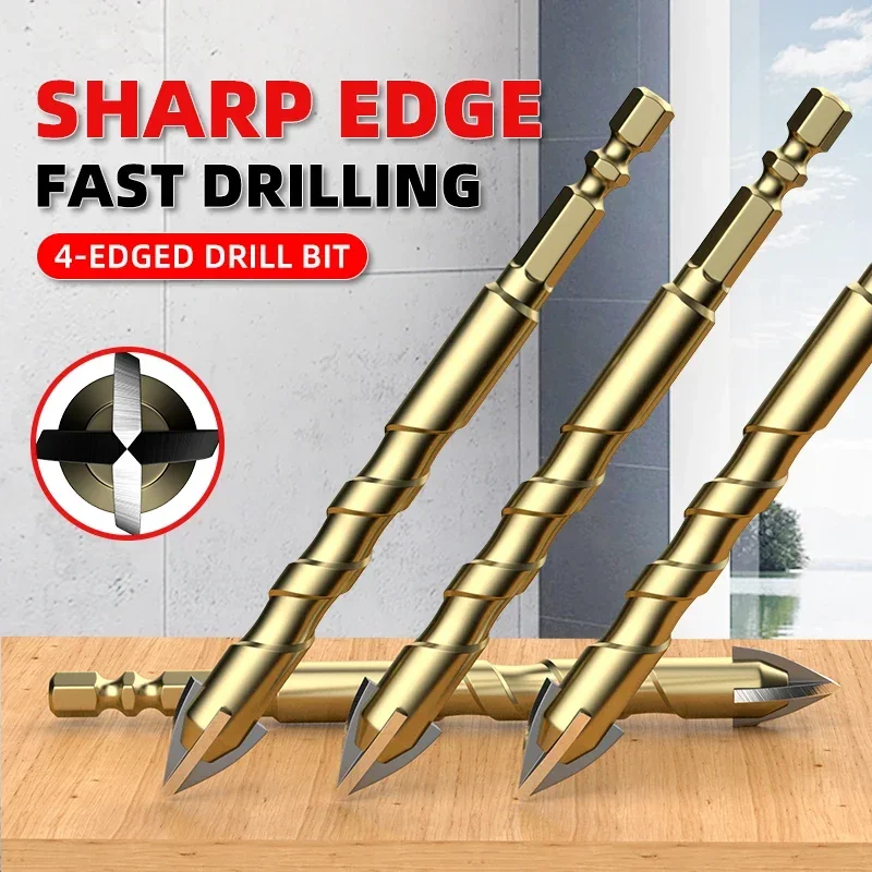 

5PCS Overlord Drill Tile Bit Tungsten Steel Wall Tile Concrete Drilling Bit Household Marble Overlord Drill Electric Twist Drill