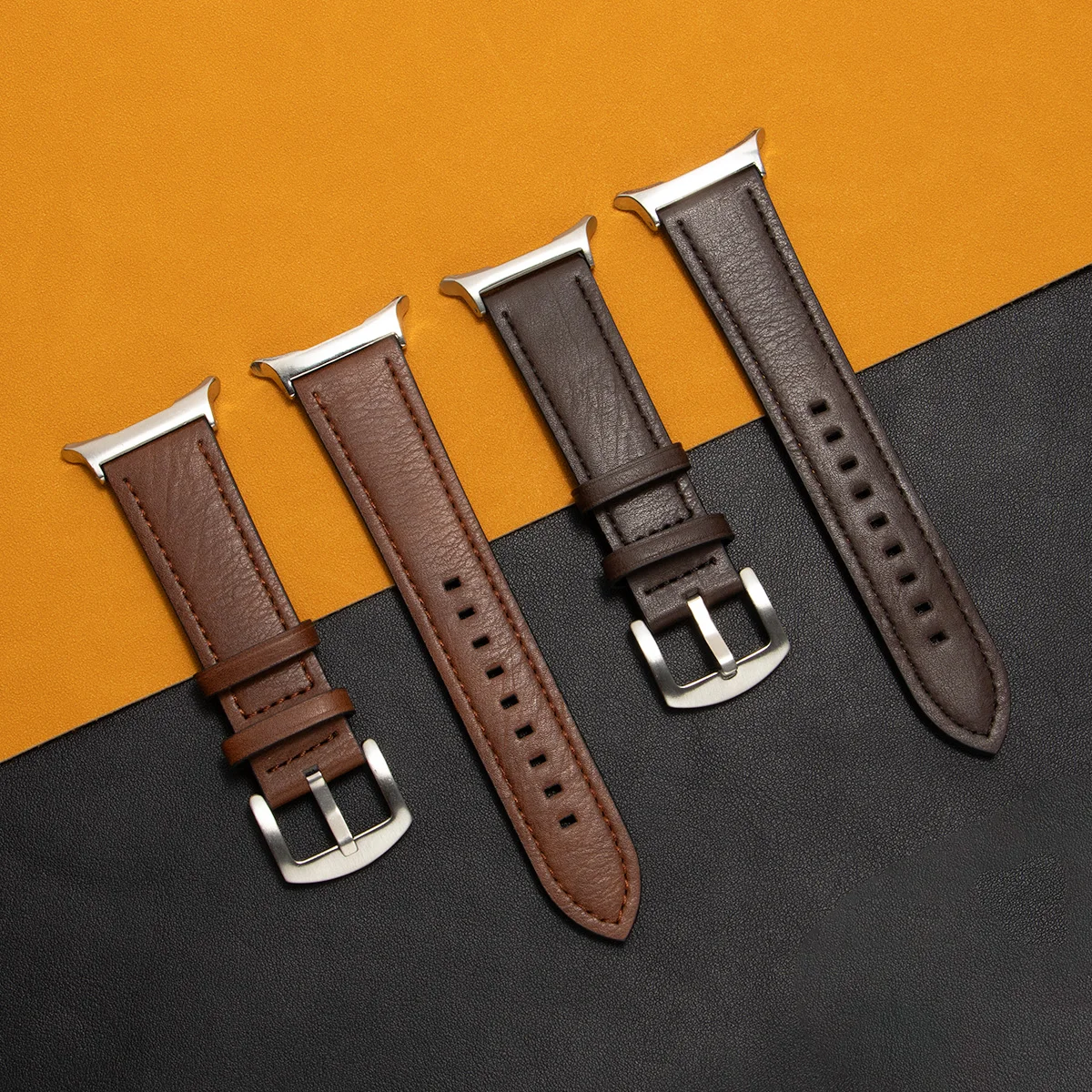 No Gaps Leather Strap for Samsung Galaxy Watch 8 Classic/8 40mm 44mm Wristband Bracelet for Galaxy Watch Ultra 2025 47mm Band image 5