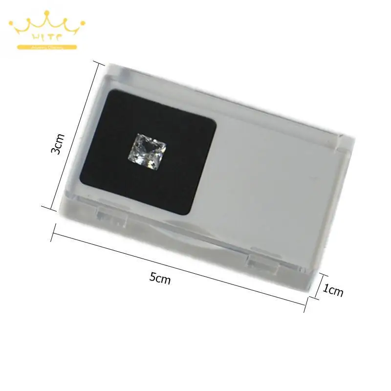 Acrylic Gem Storage Box Diamond Color Diamond Gift Box Loose Diamond Protective Box Jewelry and Packaging Seventeen Para Poner