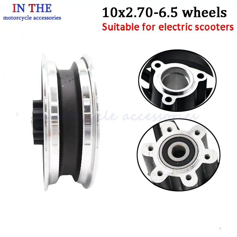 

Good reputation 10 x 2.70-6.5 Wheel Hub for Balancing 2-wheel Scooter Electric Scooter 10 Inch Unicycle Hoverboard10x2.70-6.5
