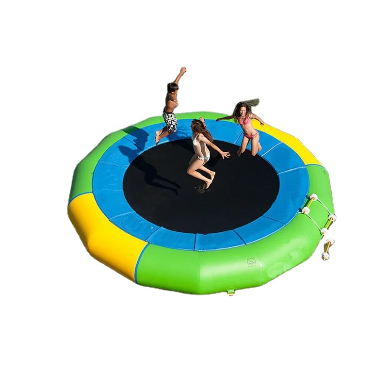 

Outdoor Adult or Kids Water Game Park River Inflatable Floating Island Recreation Facilities Inflatable Aquatic Trampoline for S