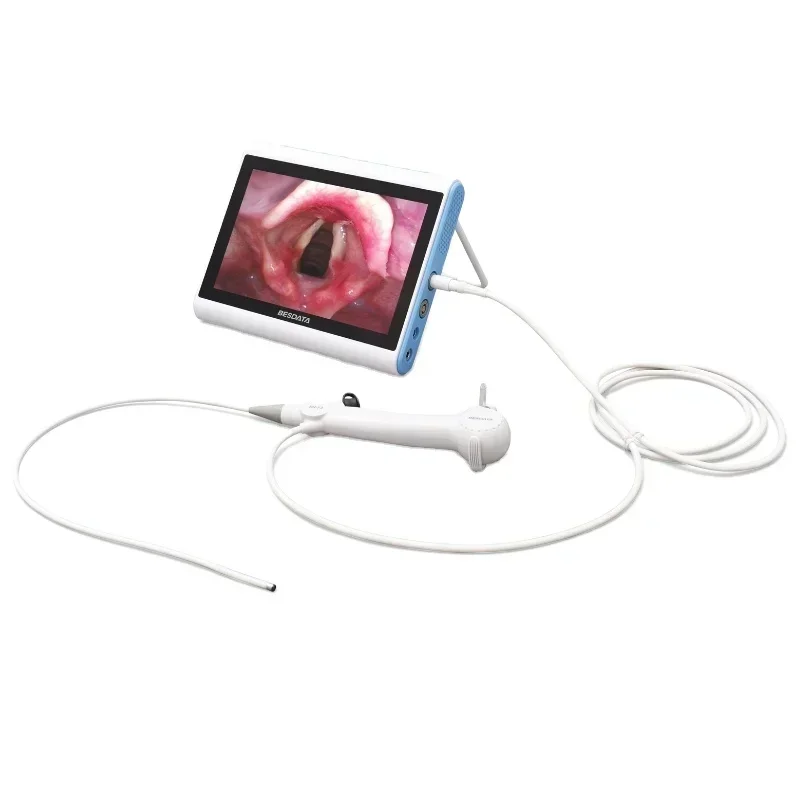 2024 Nasopharyngoscope China BESDATA Portable Low Price Flexible Endoscopy 3.8mm HD Rhinolaryngoscope
