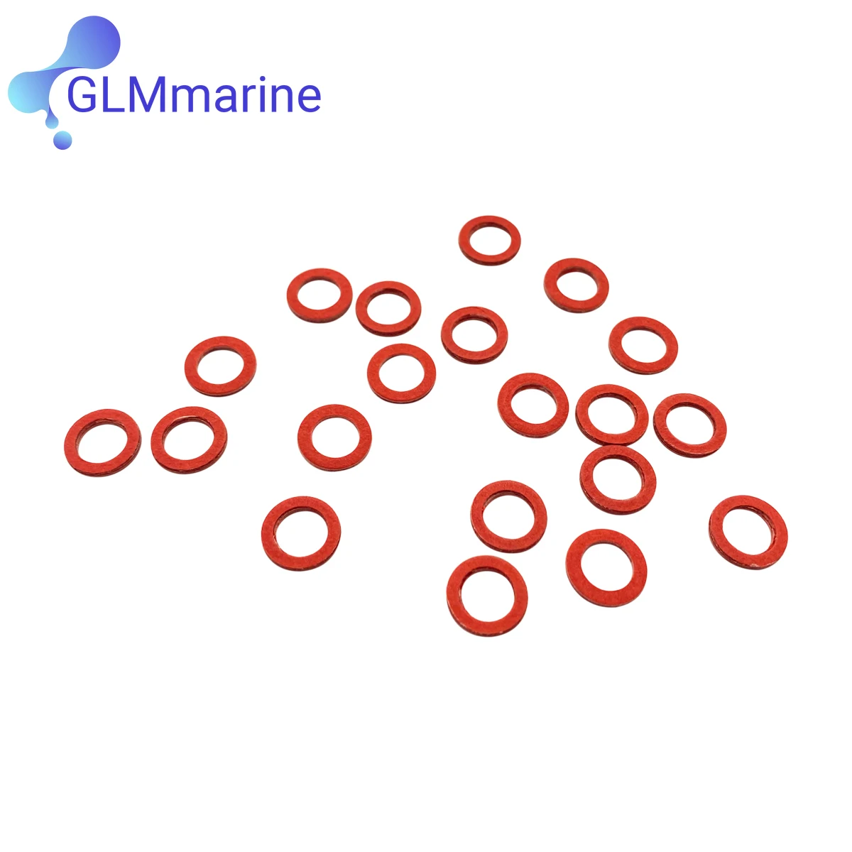 100 Pieces Red Lower Casing Seal Gasket 332-60006-0 Compatible with Yamaha Parsun Outboard Motor Boat Engine Parts 332600060 image 4