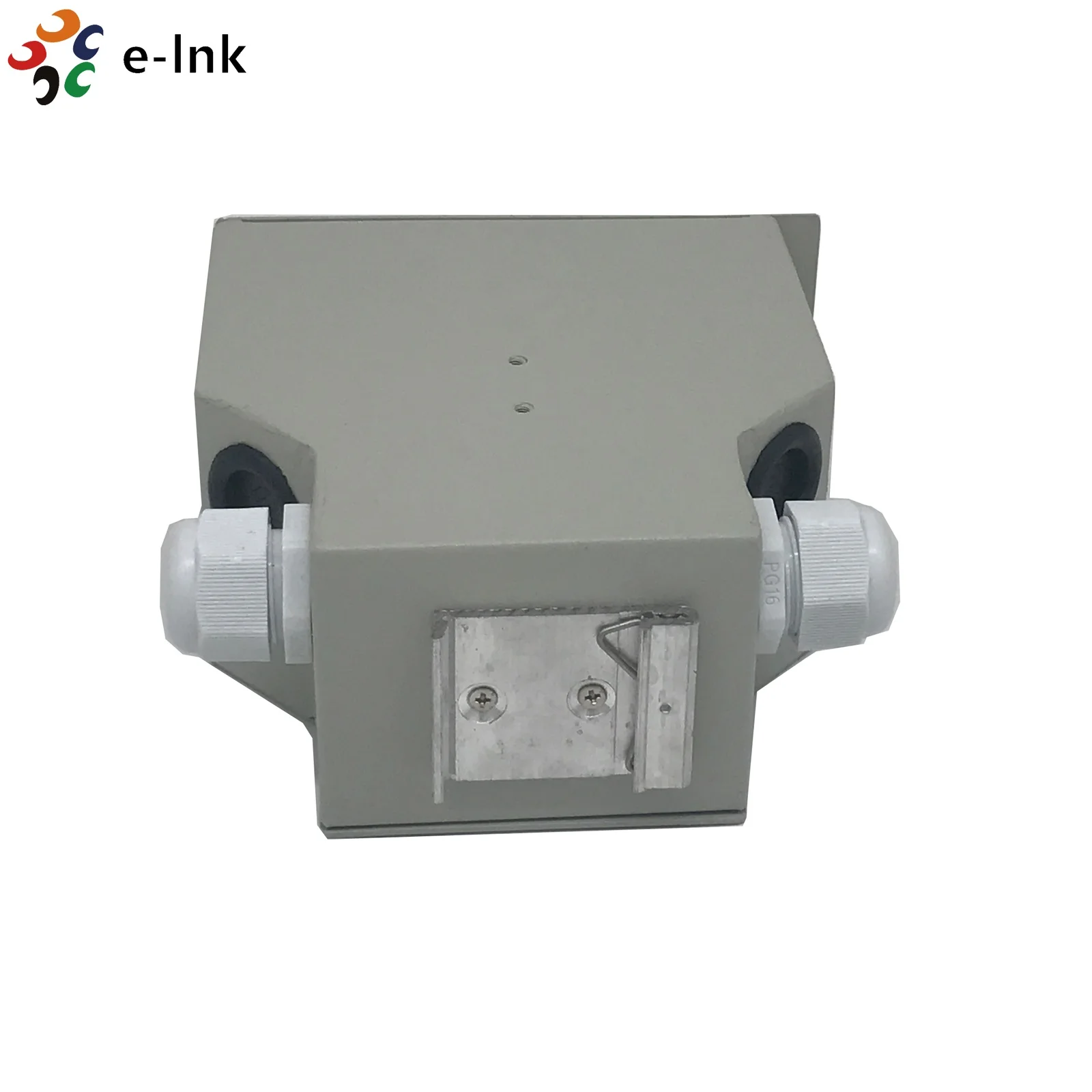 Din Rail Fiber Patch Panel 12pcs Quad LC Adapters