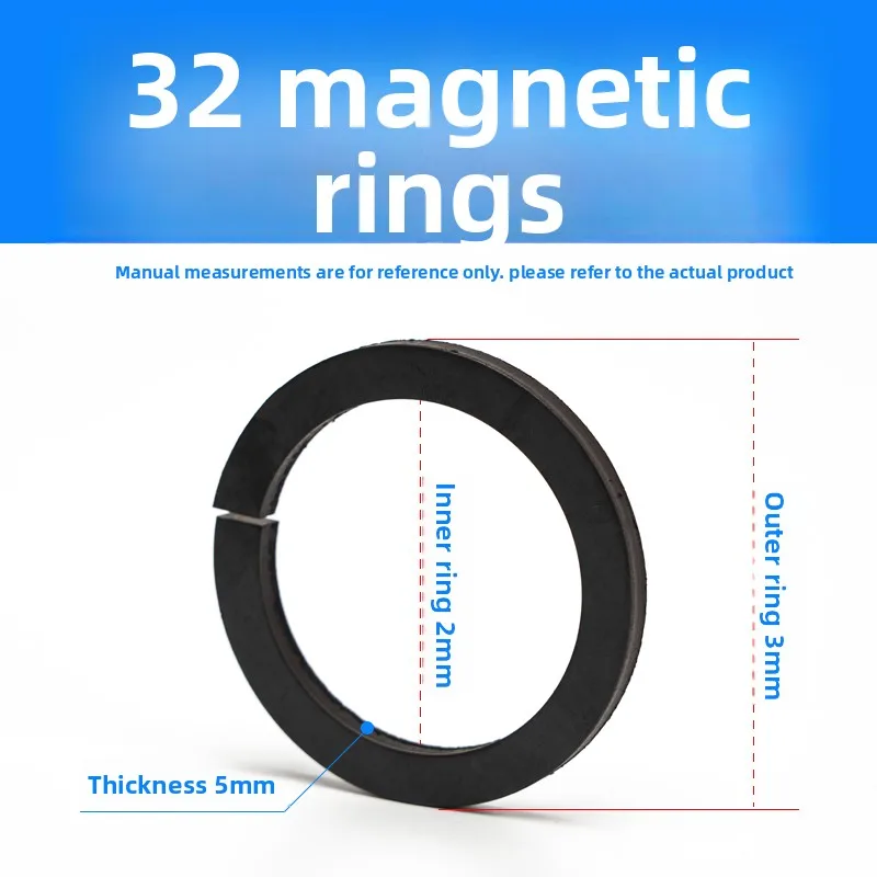 2PCS Magnetic Induction Ring for SC Standard Pneumatic Cylinder, Add Magnet to Piston Rod SC32 SC40 SC50 SC63 SC80 SC100