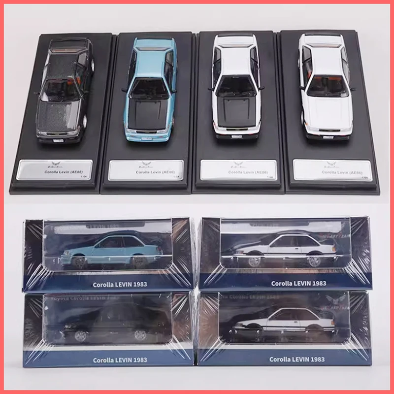 DCT 1:64 스케일 AE86 Corolla Levine 시뮬레이션 합금 자동차 모델 클래식 성인 기념품 선물 취미 및 장난감