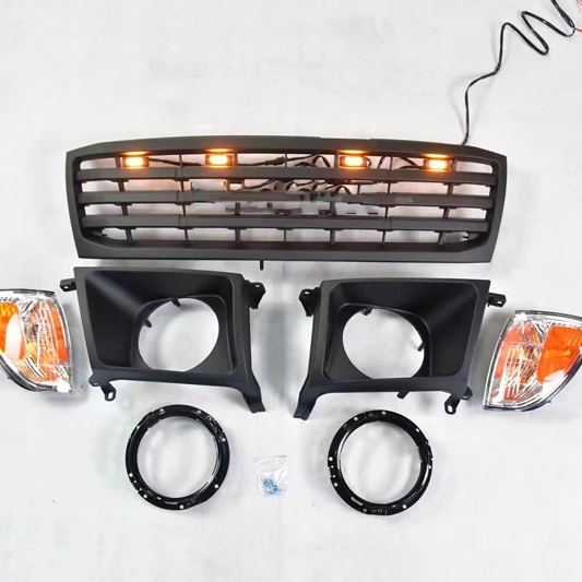 Front Grille for LC95 LC100 1998 1999 2000 2001 2002 Prado Land Cruiser Front Grill With LED