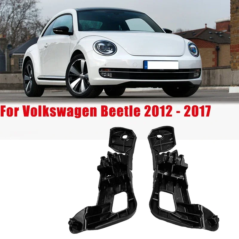 1 Pair Car Front Bumper Bracket Mount Support Holder for Volkswagen VW Beetle 2012 - 2017 #5C5807773 5C5807774