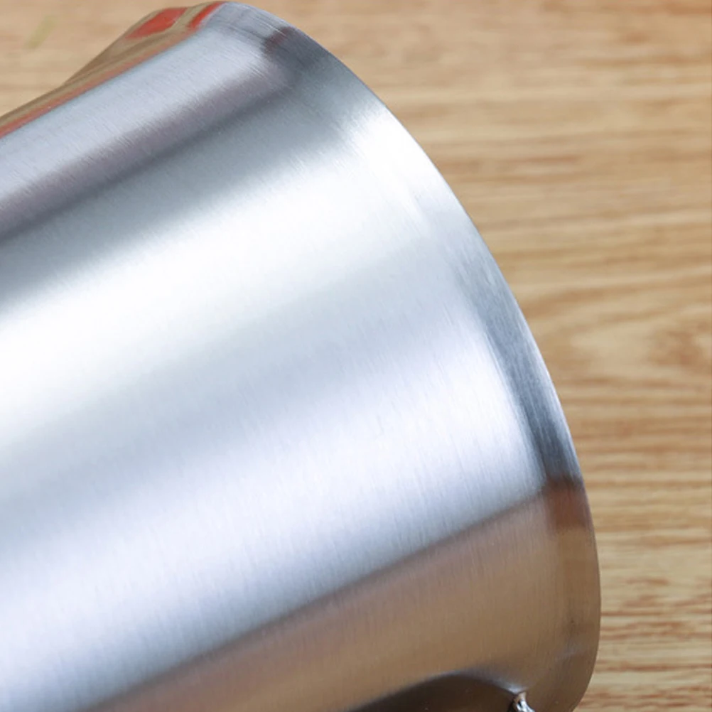 

Мерный стакан из нержавеющей стали, 1500 мл, серебряные весы, нержавеющий прецизионный инструмент для выпечки, кухонный бар, вечерние незаменимые