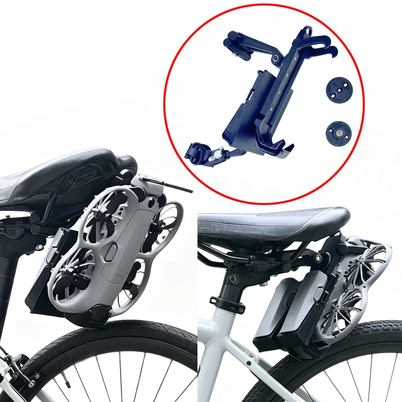 

1Set Bike Rear Saddle Drone Mount For DJI NEO2 Drone Multifunctional Extension Adapters/Tripod/Garmin-Compatible Base Optional