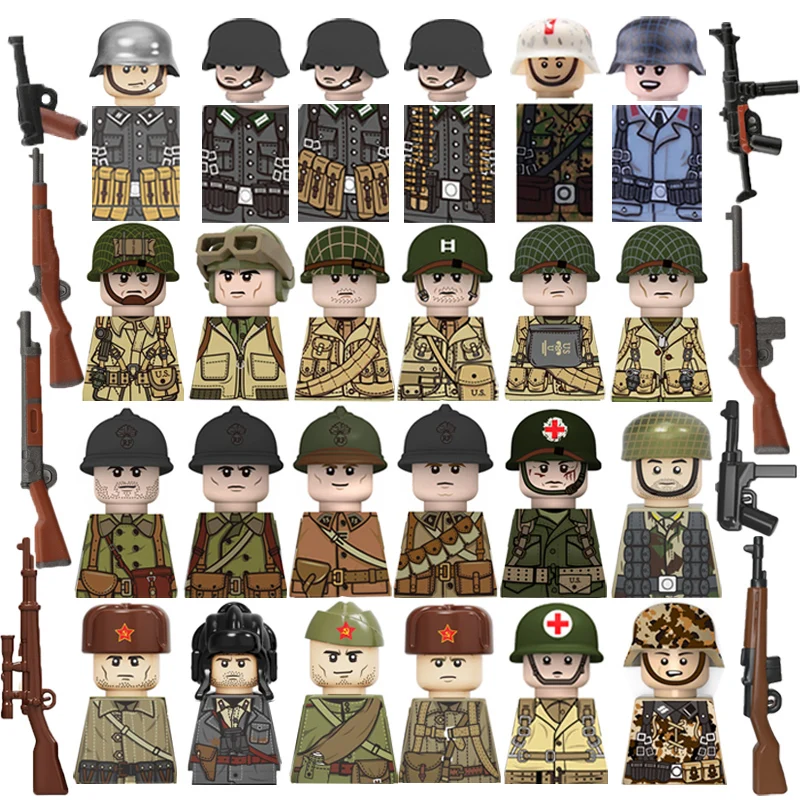 Building Blocks Figures Toys Weapons Guns Adults Children Gifts Military Games Ukraine Army Mountain Division Full-Body Printing