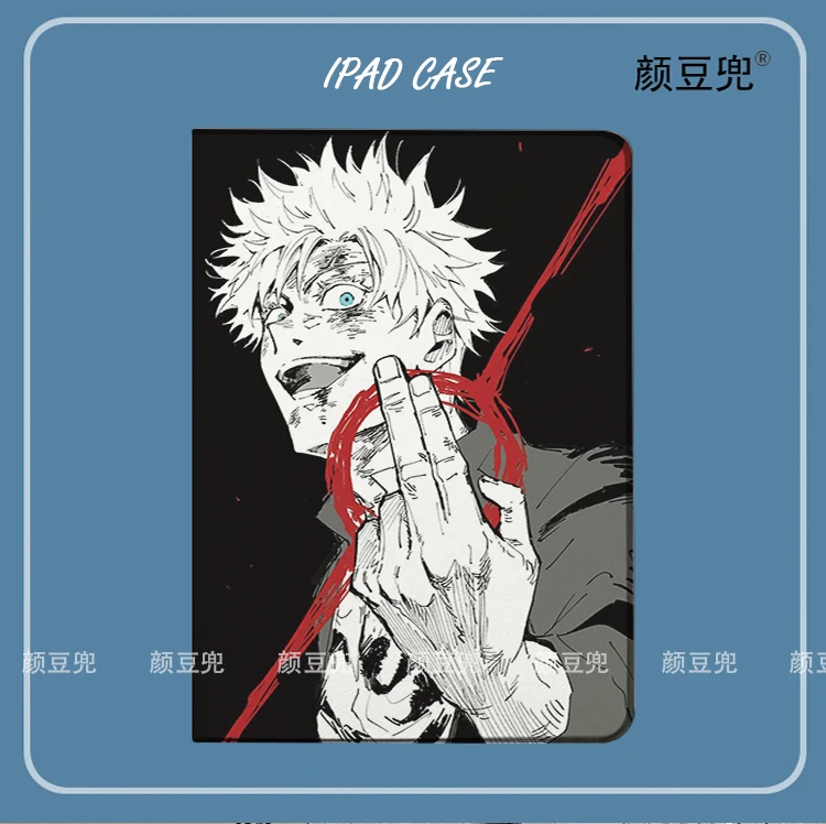 

Satoru Gojo Anime Jujutsu Kaisen For iPad Air 4 5 Mini 5 6 Case Luxury Silicone For Pro 12.9 11 For iPad 10th Protective Pro13