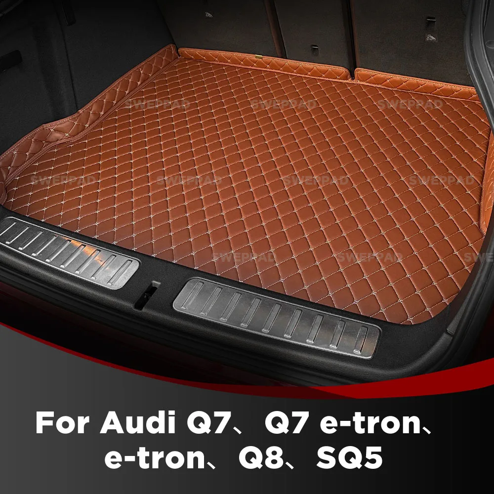

For Audi Q7、Q7 e-tron、e-tron、Q8、SQ5 Custom Car Trunk Mat Anti-dirty Pad Protective Pad Cargo Liner Auto Interior Accessories