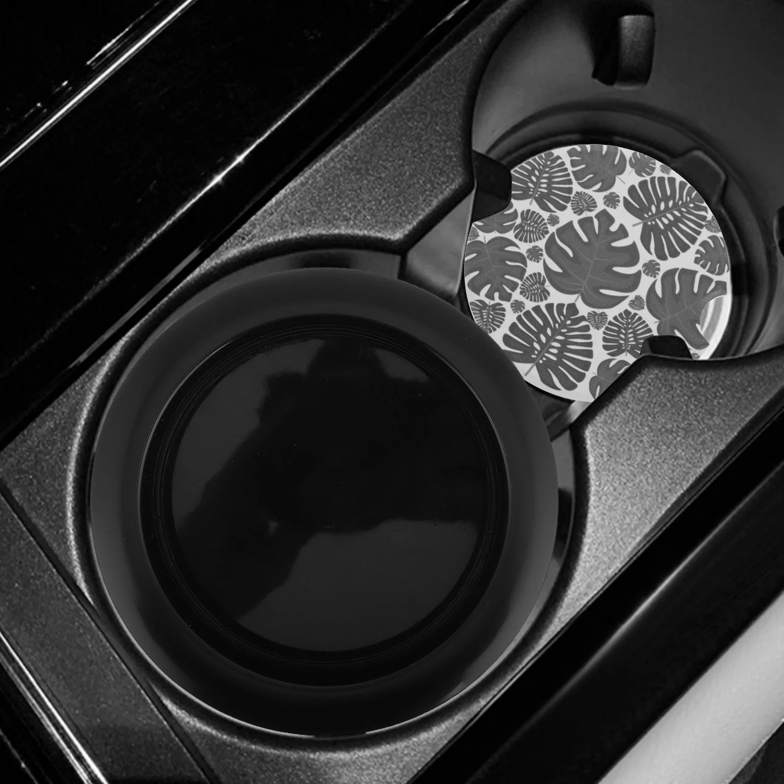 

Black Foldable Table Cup Holder Insert For Rv Truck Marine Sofa Boat Camper Motorhome Car Seat Drinks Holder Automotive Interior