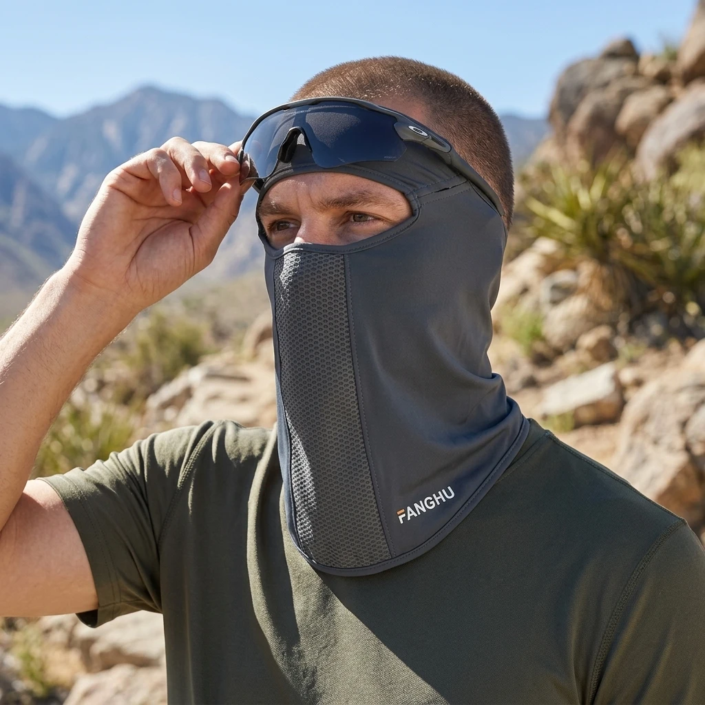 Ice Silk UV Protection Face Mask UPF50+ Breathable Neck Cover for Outdoor Sports Fishing Cycling summer Sun Protective wraps