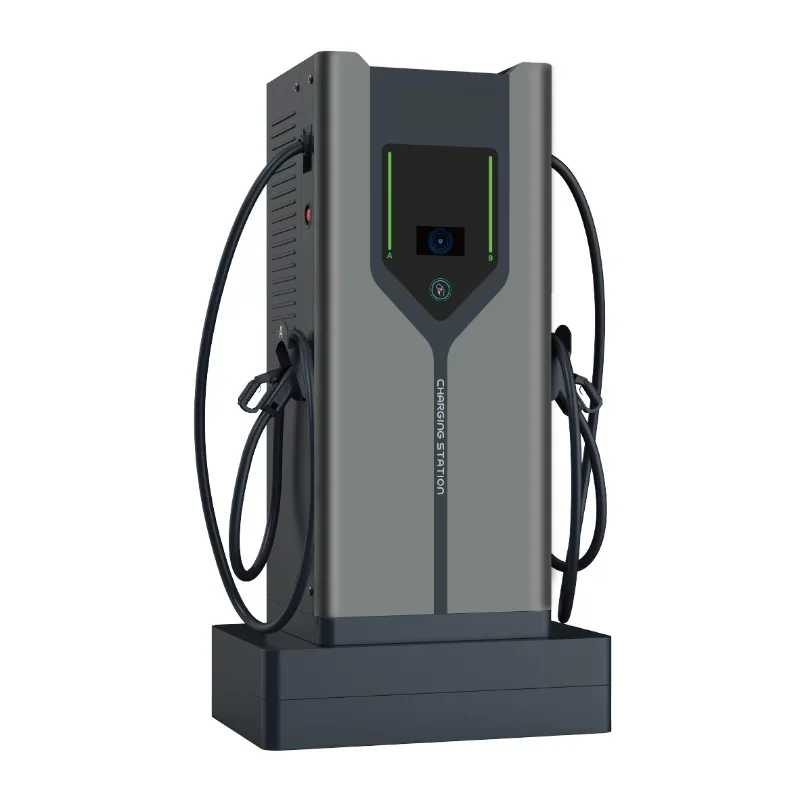 China Supplier Charging Station New Energy Vehicle Parts Floor-mounted Charging Station 80KW 120KW DC EV Charging Pile for US