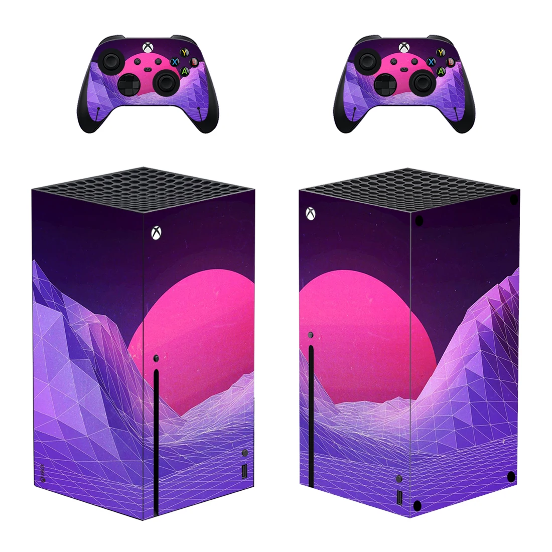 

Наклейка неоновая для консоли Xbox серии X и 2 контроллера