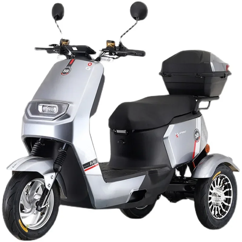 The new electric tricycle picks up and delivers children's takeaway three-wheeled electric vehicles