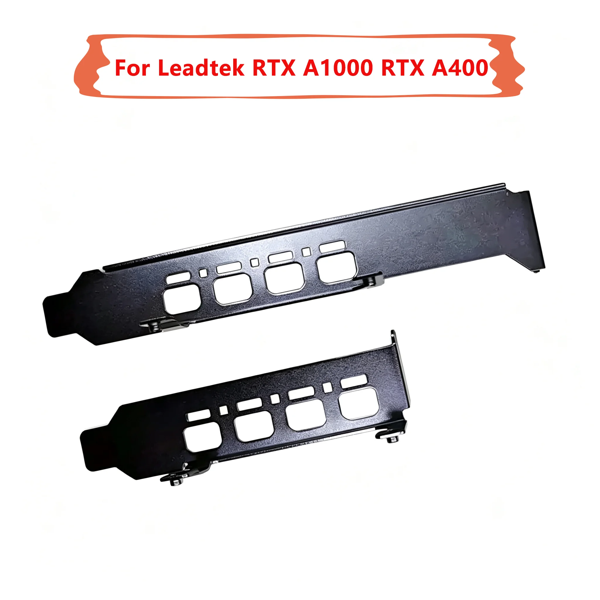 Full & Half Height Bracket for NVIDIA Leadtek RTX A1000 RTX A400 Professional Graphics Card, Brand New I/O Metal Shield Baffle