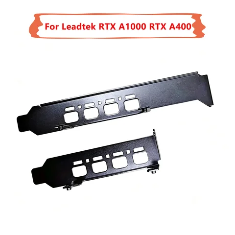 Full & Half Height Bracket for NVIDIA Leadtek RTX A1000 RTX A400 Professional Graphics Card, Brand New I/O Metal Shield Baffle
