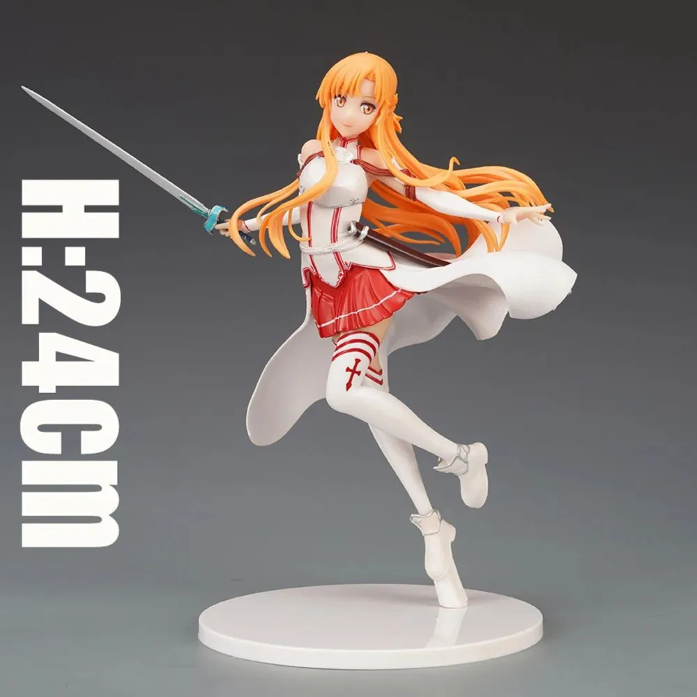 23cm Alter Sword Art Online skala Ordinal Asuna 1/7 skala lengkap figur koleksi Model mainan