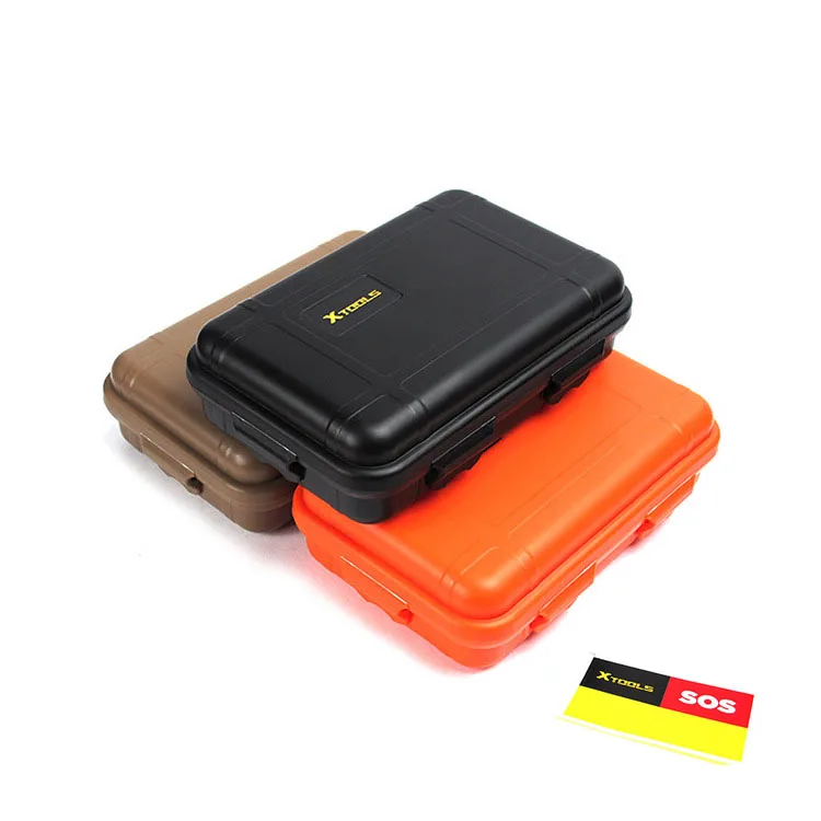 Outdoor Waterproof Shockproof Box Plastic Tool Box Enclosure Airtight Survival Case Container Storage Travel Sealed Containers