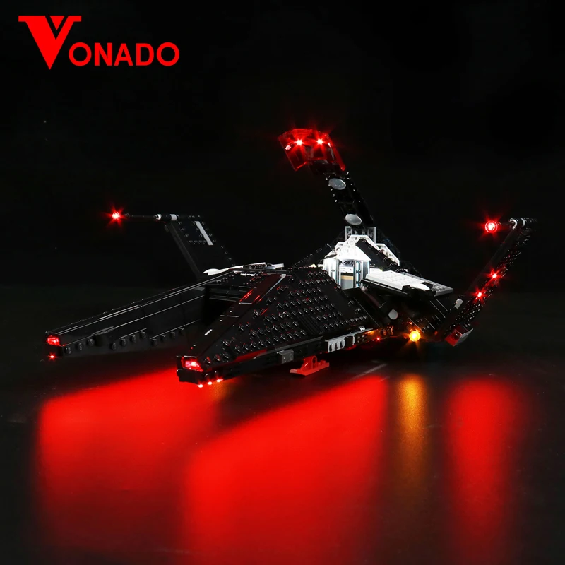 

Vonado LED Light Kit For 75336 Inquisitor Transport Scythe Building Blocks Set (NOT Include the Model) Bricks DIY Toys