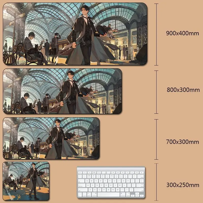 Chinese Novel  Lord of the Mysteries Mousepad Keyboard Mouse Set Notebook Desk Protector Big Table Mat Place Pad Textile