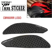 Para Honda CBR600RR CBR 600 RR 2007 2008 2009 2010 2011 2012 Protector de almohadilla de depósito pegatina calcomanía Gas rodilla agarre almohadilla de tracción lateral