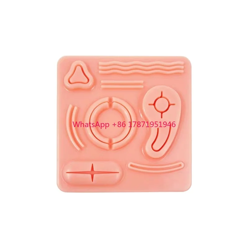 3D silicone suture module Laparoscopy simulation training equipment Teaching module pad