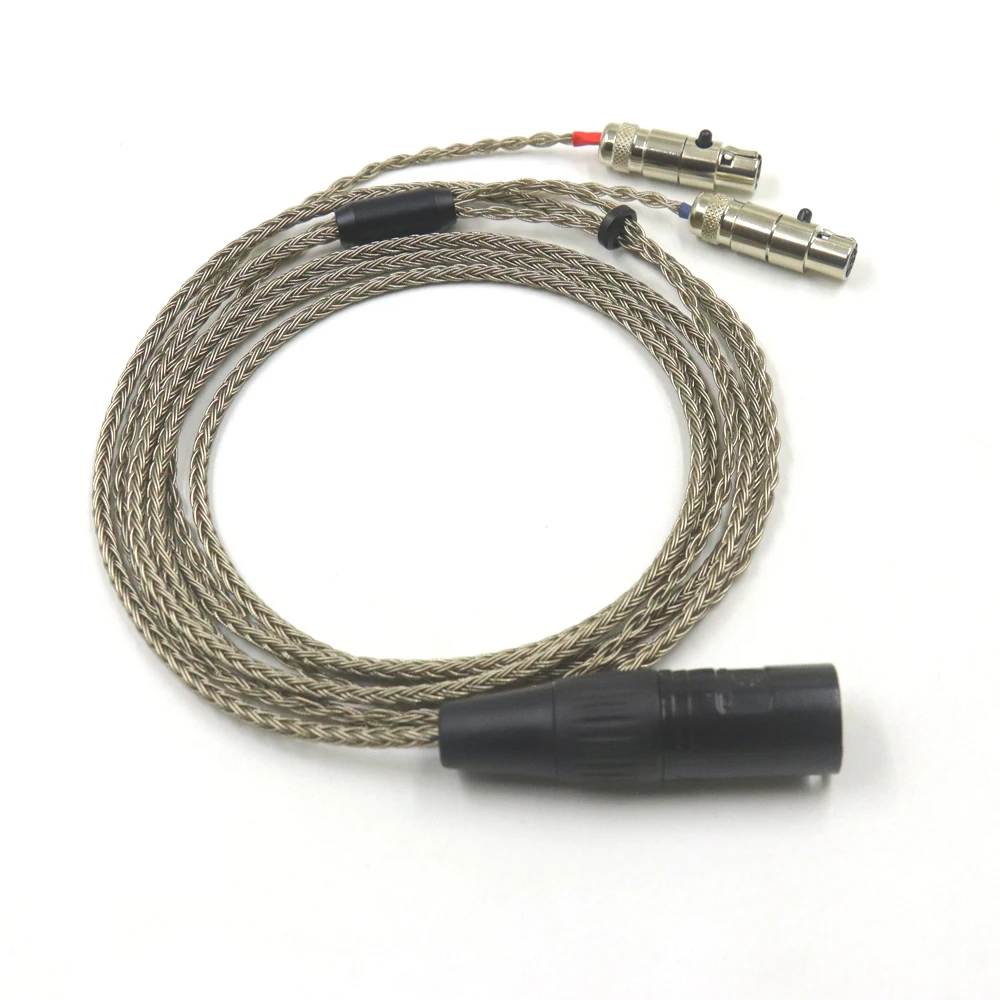 

16 Core Essence shrinks OCC+Silver Plated Shield Earphone Cable For Audeze LCD-3 LCD-2 LCD-X LCD-XC LCD-4z LCD-MX4 LCD-GX