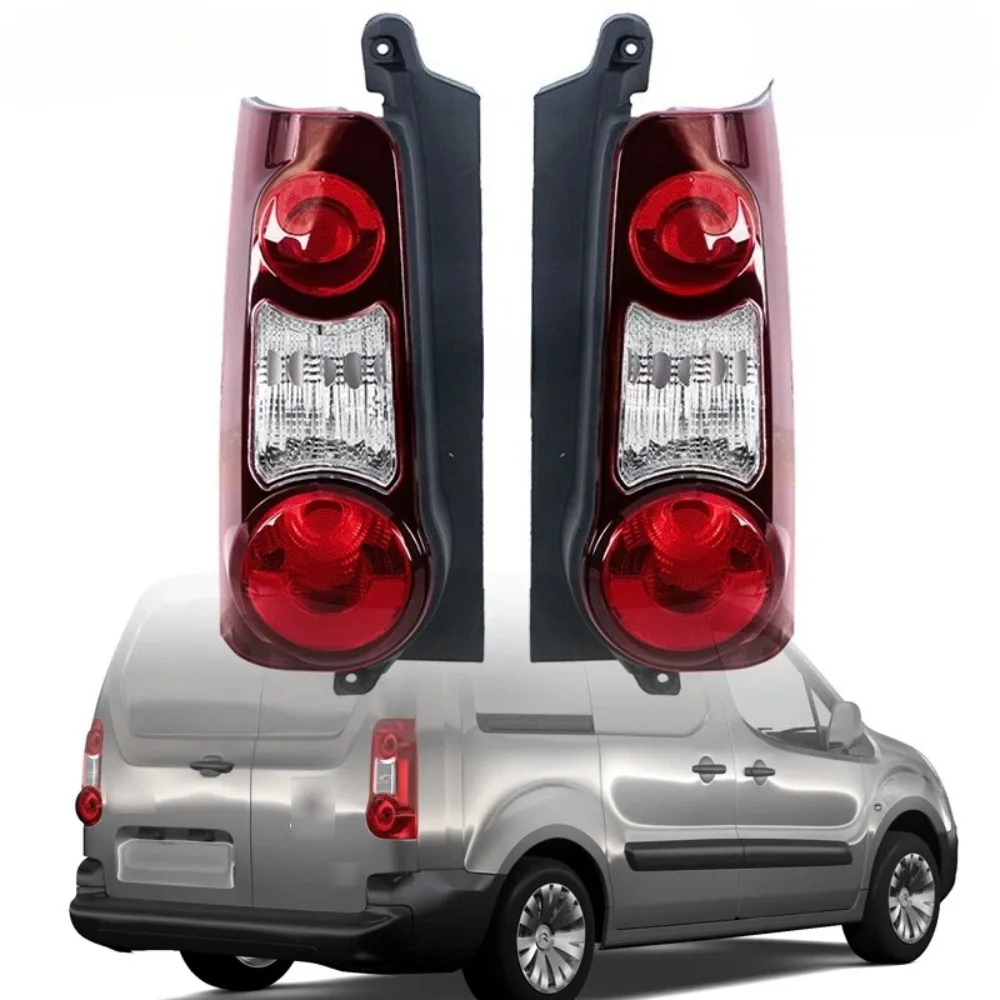 

For Peugeot Partner 2012-2018 Left/Right Tail Light Lens Automotive Rear Lamp Housing without Bulb 9677205580 9677205480