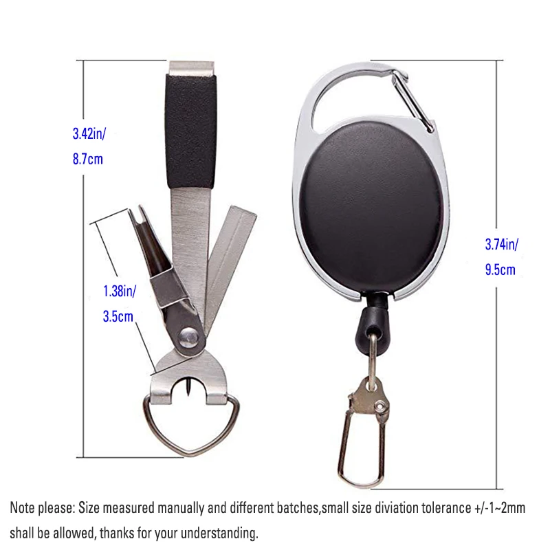 Kit herramientas de pesca para nudo rápido con tijeras y cortalíneas - imagen 4