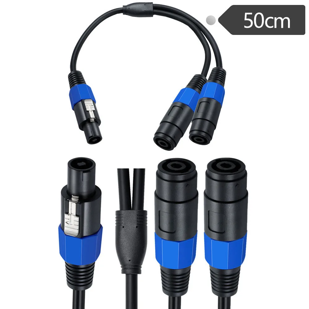 

Speakon One Revolving Two Female 8mm Speaker Cable, Audio Cable, Ohm Head Cable, 0.6 Square Copper Speaker Connection Cable
