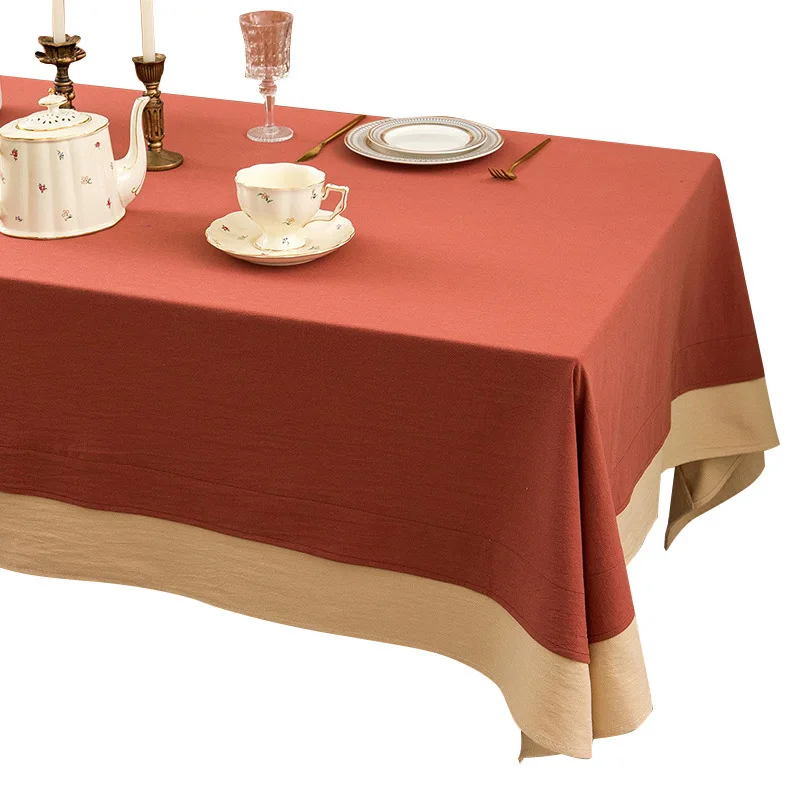 Modern simplicity disposable plastic party table cloth square luxury table cloth woven party damask satin dining table cover