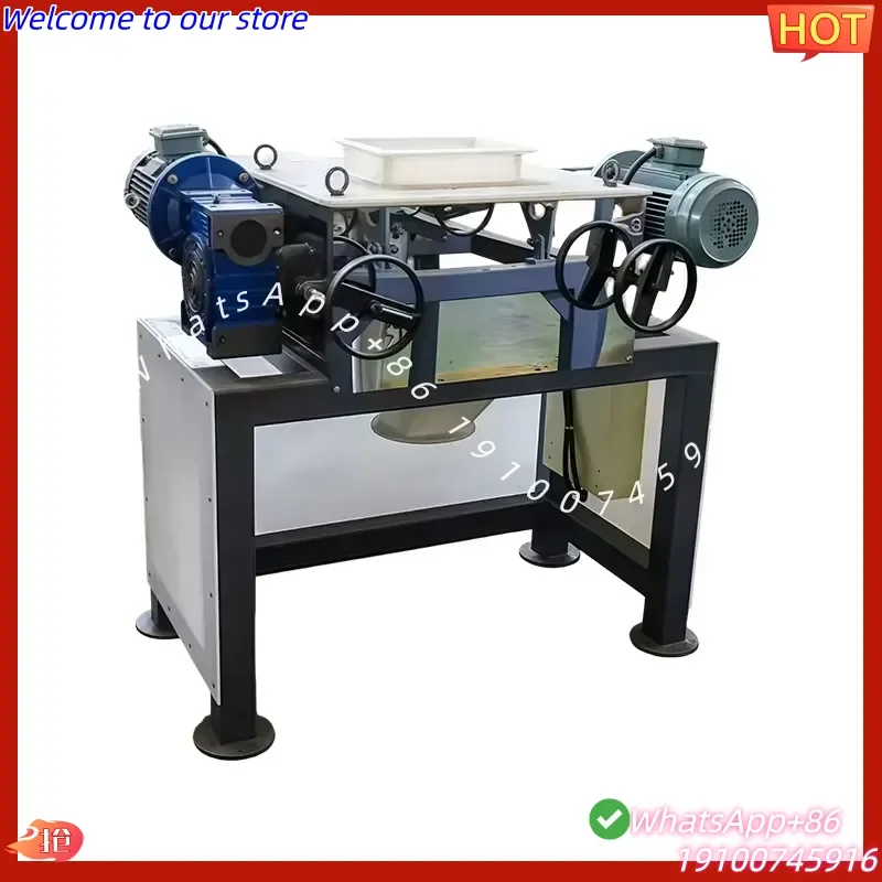 2026Hot Ceramic Double Roll Crusher Corundum Roller Crushing Machine No Metal Contamination for Ceramic Raw & Lithium Battery