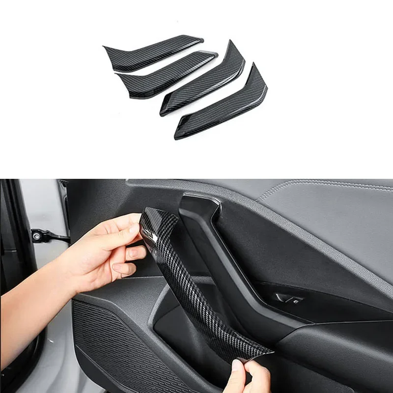 

Накладка на ручку внутренней двери автомобиля для Volkswagen VW Jetta MK7 2019 2020, Матовая Глянцевая наклейка, аксессуары