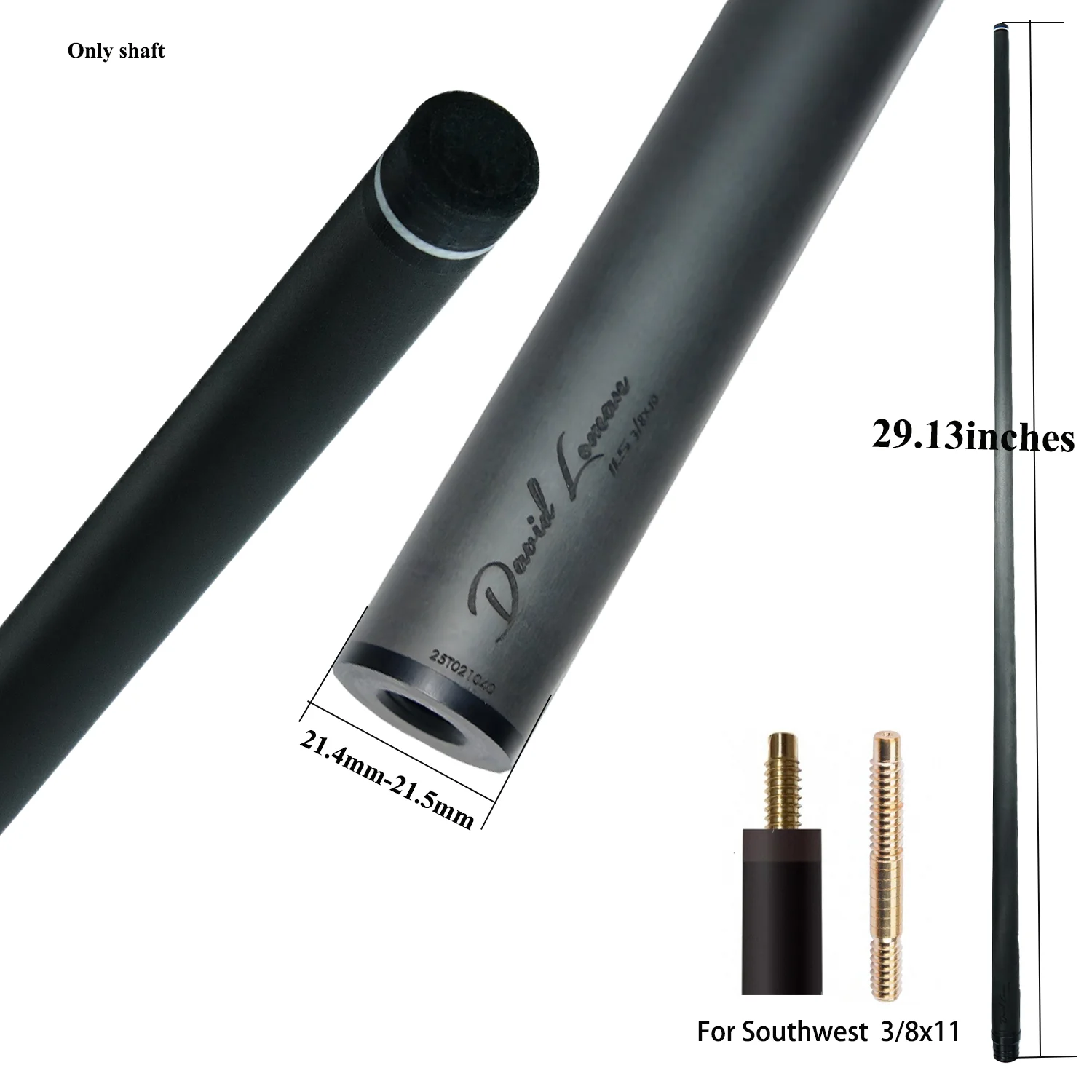 wolf UJブレイク用シャフト David Loman 13.0 Break & Jump cue
