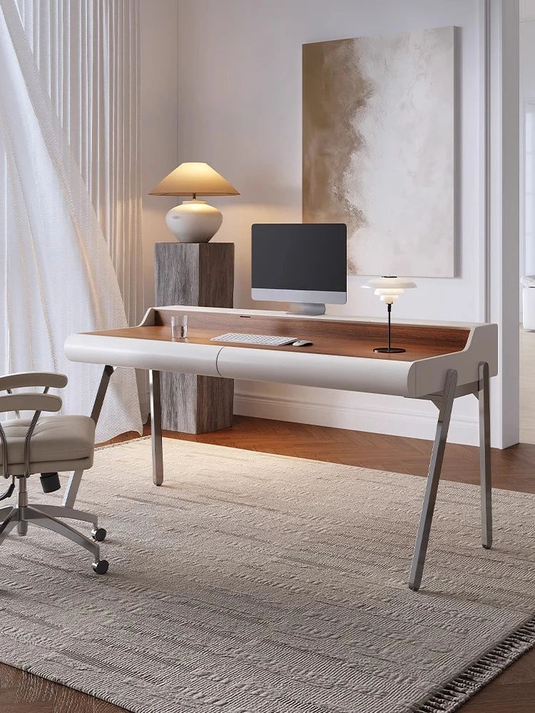 YJQ desk adult household small apartment medium ancient style walnut pattern office student study table