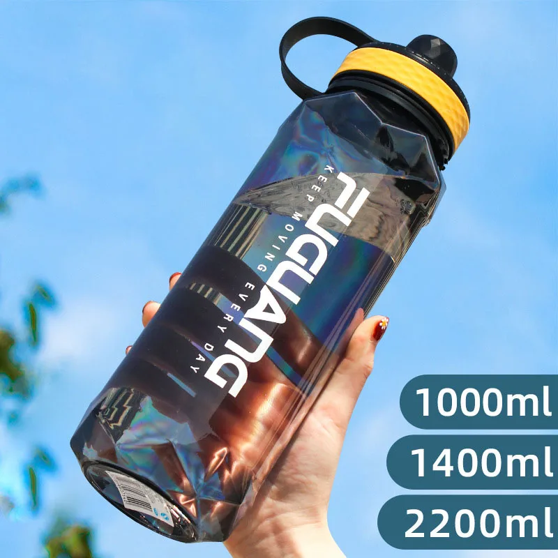 

2 Liters Sports Water Bottle Motivational Drinking Portable Outdoor Travel Bottles for Training Sport Fitness Space Cup