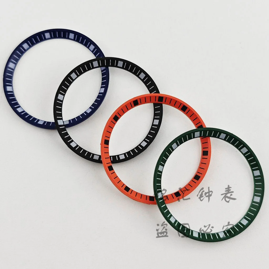 32MM Plastic Monster Watch Chapter Rings Inside Plastic Diameter 27.5mm Fit For Monster NH35 NH36 Watch Replacement Parts