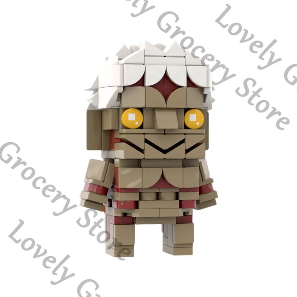 アニメ「進撃の巨人」アーマードタイタン、進撃の巨人コスプレガレージキット、おもちゃフィギュアモデル、組み立てマスコット