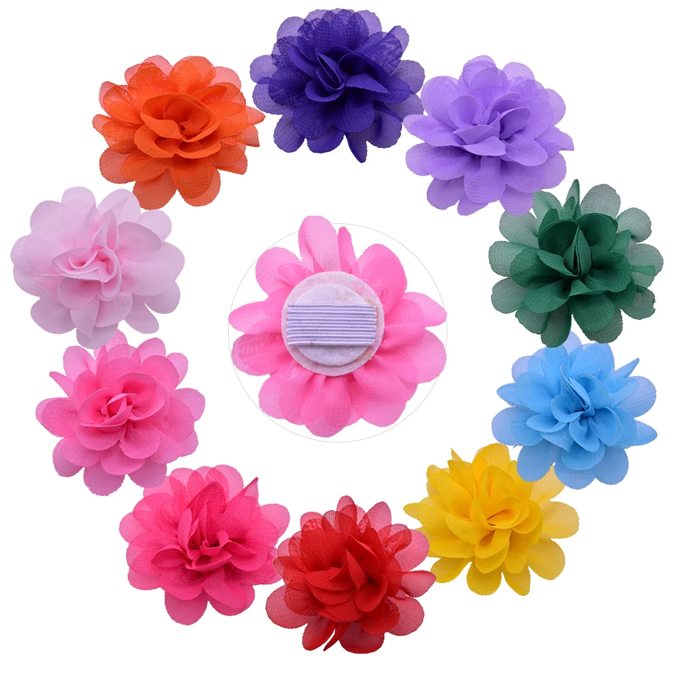 50/100pcs Small Dog Accessories Slidable Dog Bow Tie Flower Collar For Small Dog Cat Collar Accessories Small Dog Supplies