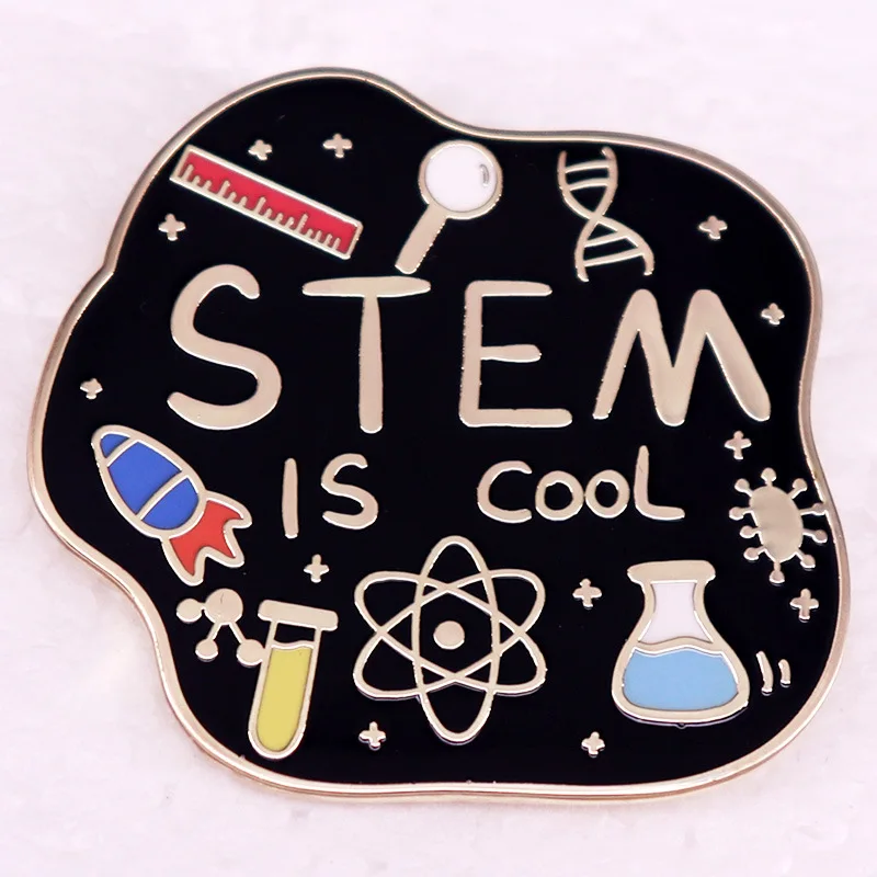 Hanreshe Science Lab Pins Set Microscope Flask Scientist Brooches Wholesale Funny Backpack Lapel Bag Badges Jewelry Gifts