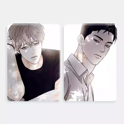 [Non Original]2 pieces/set  Pizza delivery man gold palace Korea bl comic Acrylic small card High quality