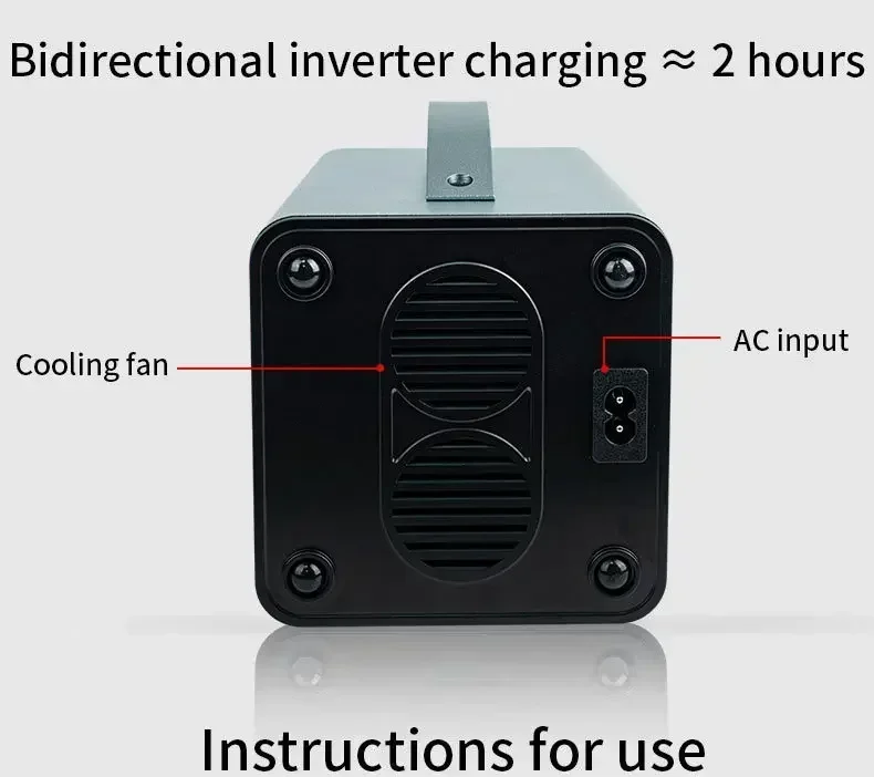 68000mAh 300W almacenamiento de energía fuente de alimentación móvil de emergencia al aire libre 110V/220V dispositivo de almacenamiento de energía portátil de alta potencia